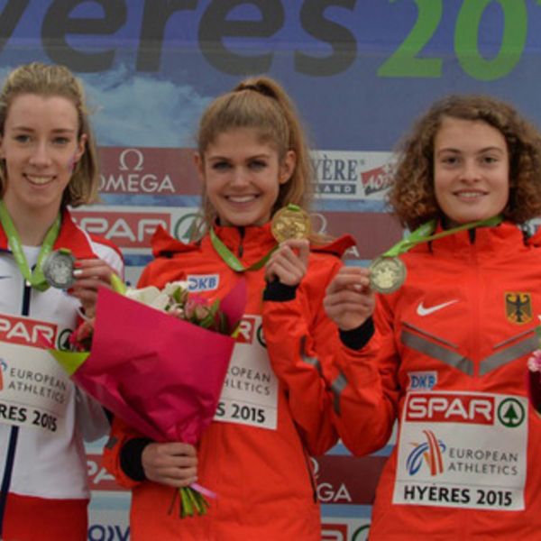 Gold und Bronze für Alina Reh bei der Cross-EM in Hières