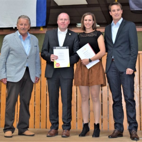 Ehrungsveranstaltung des TSV Meckesheim: Kathrin Benz und Wolfgang Ludwig ausgezeichnet