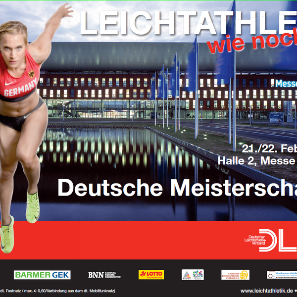 Hallen-DM 2015 leichtathletik.de präsentiert Livestream aus Karlsruhe