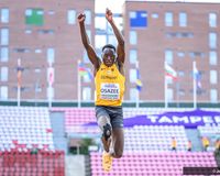 Peter Osazee (MTG Mannheim) erreichte seine persönliche Bestleistung im Dreisprung.