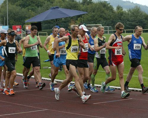 Deutsche Gehsport-Elite am 21.  Juni 2014 in Bühlertal am Start
