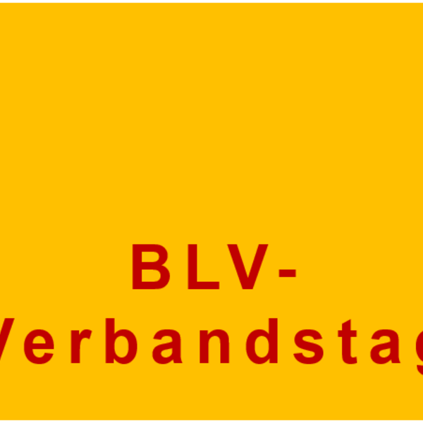 Save the date: BLV-Verbandstag am 08. Oktober 2022