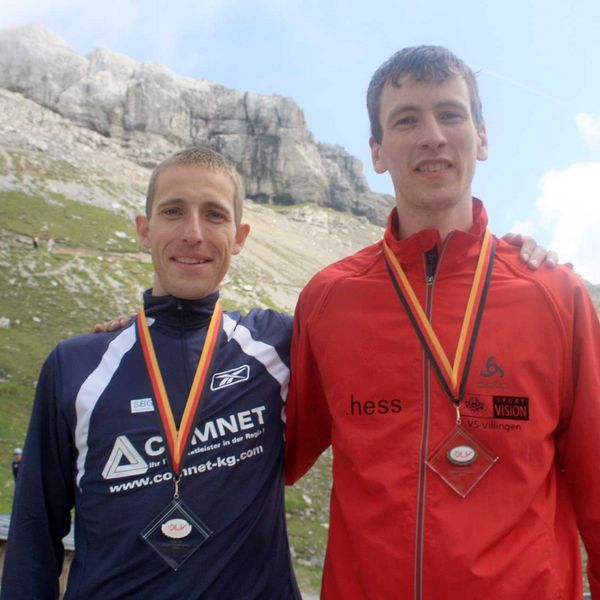 Markus Jenne und Josef Beha laufen in die Medaillenränge