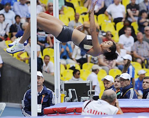 Marie-Laurence Jungfleisch und Malaika Mihambo springen ins WM-Finale