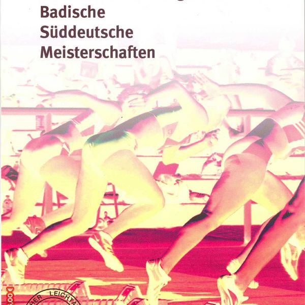 Ausschreibungsbroschüre 2009<br>für Badische, Baden-Württembergische und Süddeutsche Meisterschaften