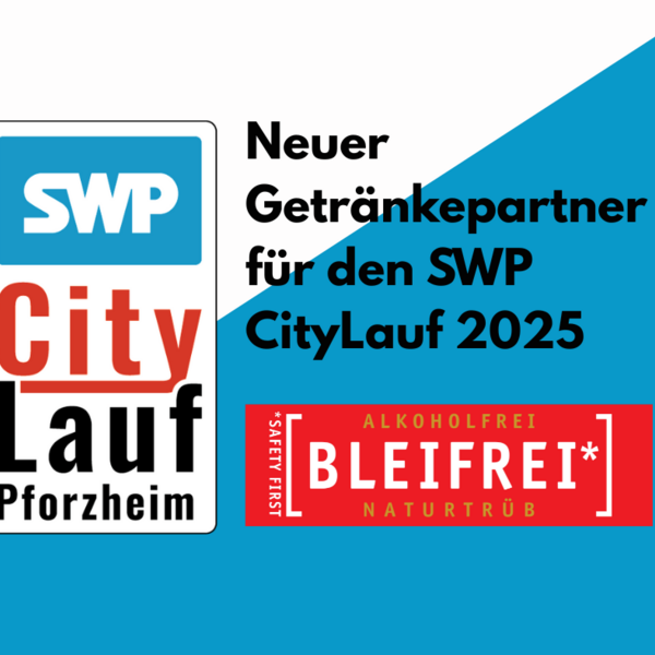 Erfrischender Zieleinlauf: Brauhaus Pforzheim unterstützt den SWP CityLauf mit „bleifrei alkoholfrei“