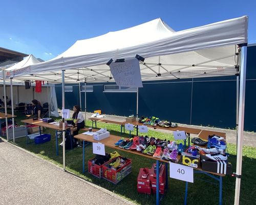 Spikesbörse bei den BW Leichtathletik Finals mit WLV Jugend U16 in Stuttgart