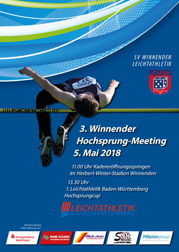 Der Team Hoch-Sprungcup feiert Premiere am 05. Mai in Winnenden