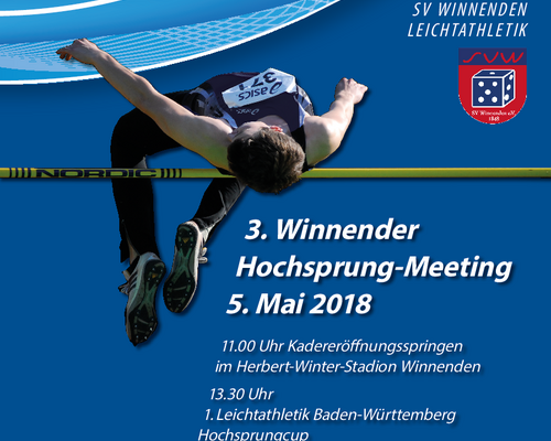 Der Team Hoch-Sprungcup feiert Premiere am 05. Mai in Winnenden