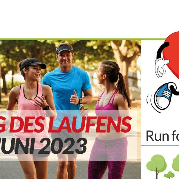 Aktion zum Tag des Laufens für alle LaufTREFFs