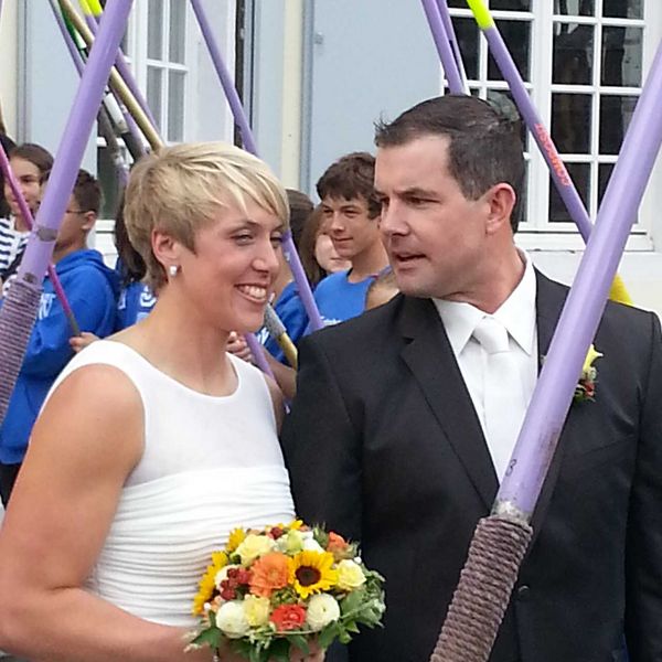 Christina Obergföll und Boris Henry haben geheiratet