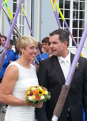 Christina Obergföll und Boris Henry haben geheiratet