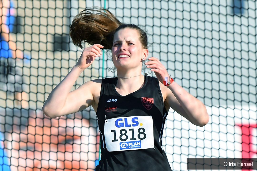 Silber für Anna-Maria Weber – zahlreiche Finaleinzüge bei der DM U20/U16 zum Auftakt in Bochum-Wattenscheid