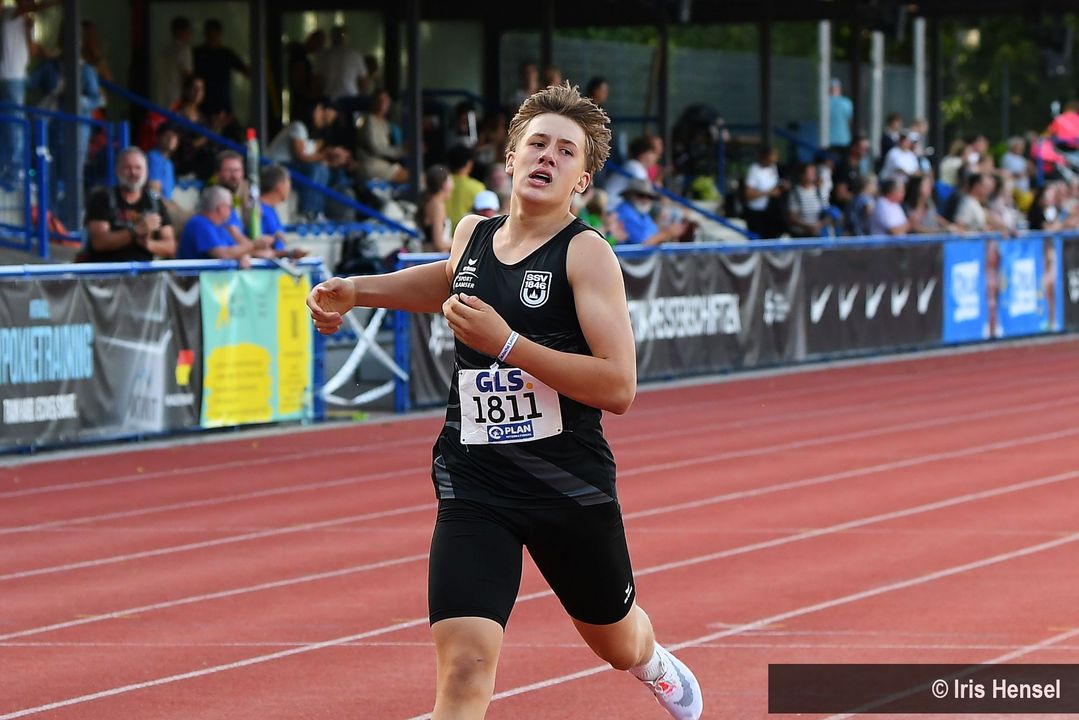 Lukas Gallmeier (SSV Ulm 1846) gewinnt Gold im M15-Neunkampf.