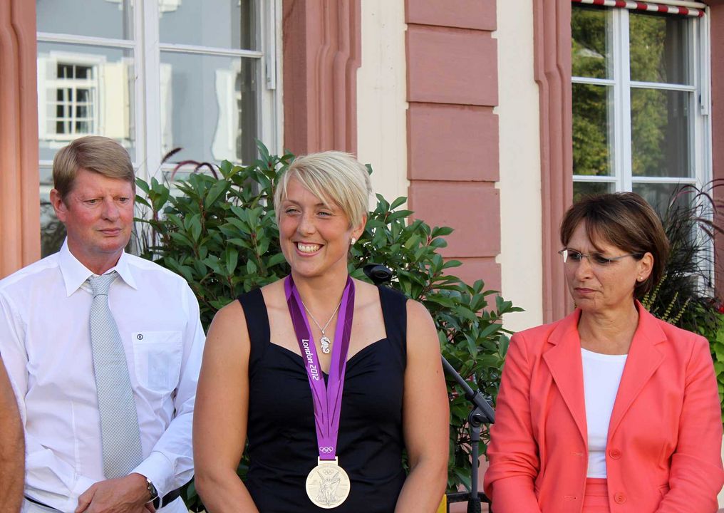 Christina Obergföll und Matthias Bühler geehrt